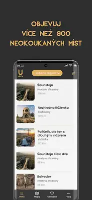 Úžasná místa - tipy na výlety android App screenshot 13